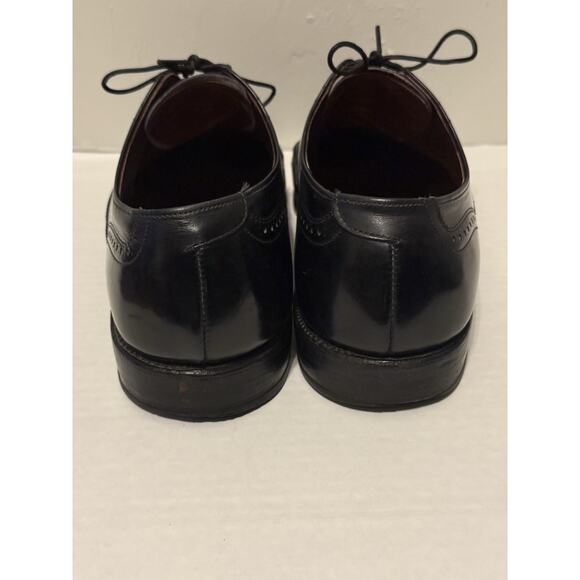 Allen Edmonds Chester Shoes Mens 10 D Wingtip Oxford Luxury Black Leather Dress main image 7